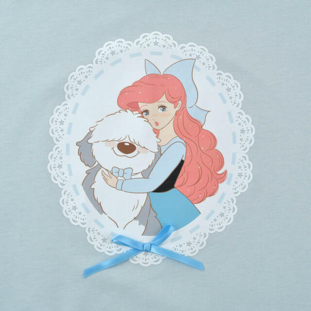 アリエル＆マックス 半袖Tシャツ リトル・マーメイド Illustrated by mikko 4,500円