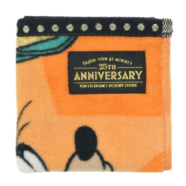 【東京ディズニーリゾート店限定】グーフィー ミニタオル 東京ディズニーリゾート店25周年記念 900円