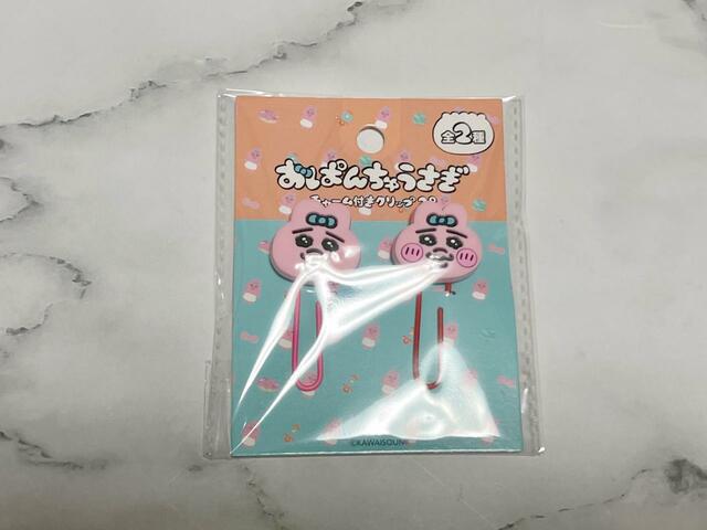 チャーム付きクリップ2／税込110円