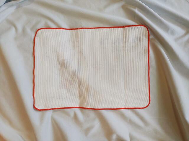 裏面は無地。使う時は、こちらを下向きに【デコホーム商品】「吸水マット(スヌーピー JC02)799円」