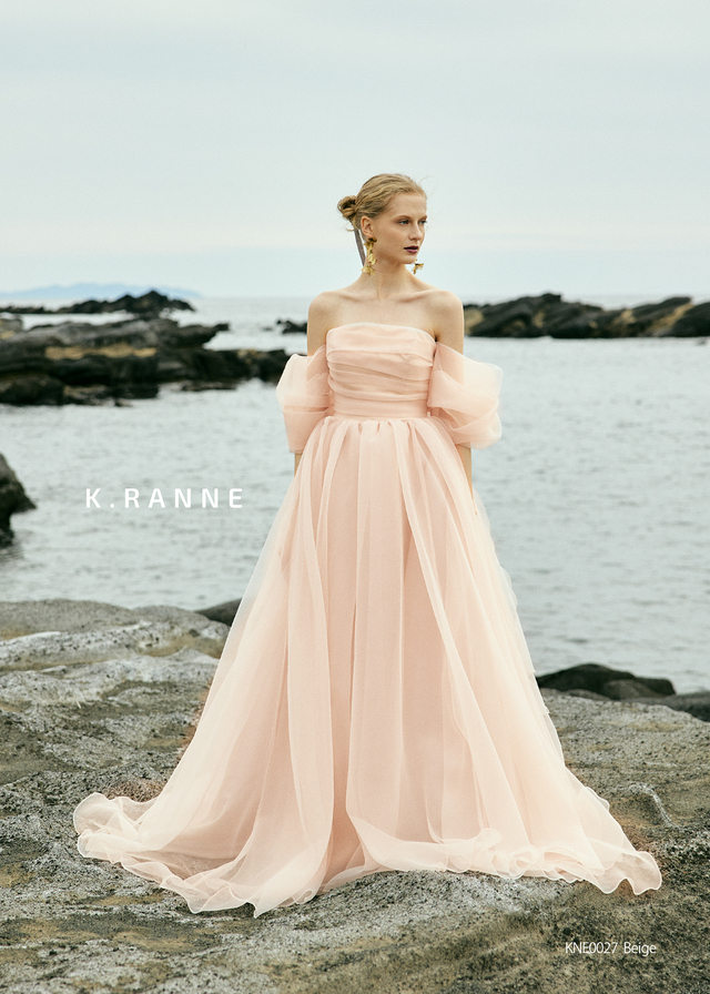 「K.RANNE-クランネ-」新作ウェディングドレス KNE0027_Beige
