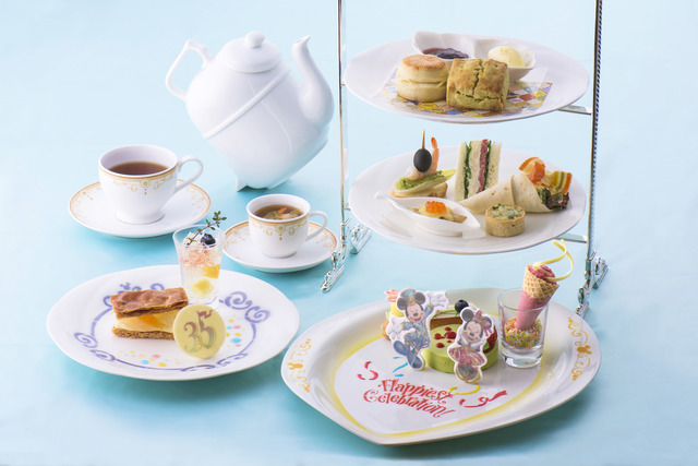 Tokyo Disney Resort 35th“Happiest Celebration! ”アフタヌーンティーセット 3,800円｜東京ディズニーランドホテル「ドリーマーズ・ラウンジ」