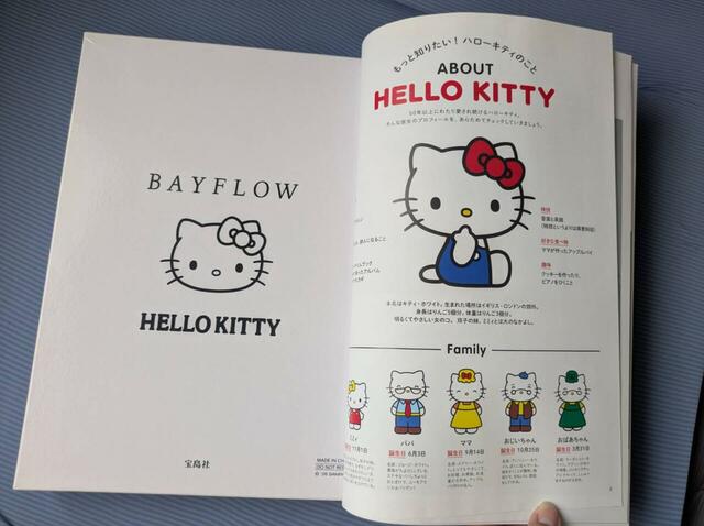 ハローキティについての情報も載っています