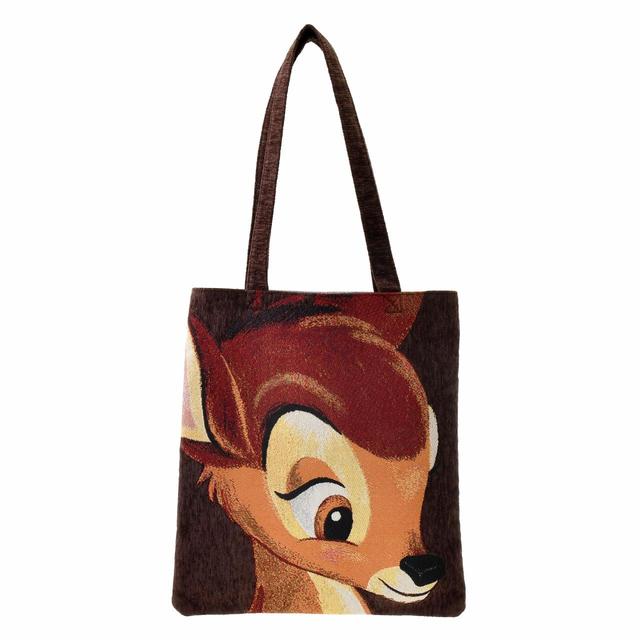 バンビ、とんすけ、フラワー トートバッグ Bambi 80years 3,960円