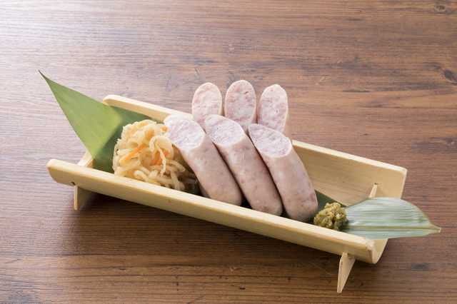 楯野川酒粕入り山形豚のウィンナー680円