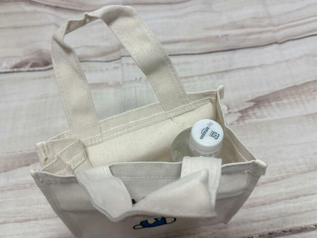 550mlのペットボトルがちょうど入るサイズ感