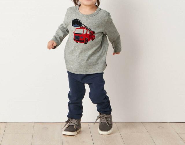 ワクワクプリントの長袖Ｔシャツ5枚セット 【子供服】｜￥3,490 （税込）