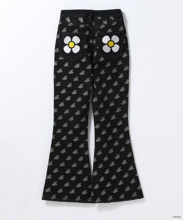 ミニーマウス/総柄デニムパンツ