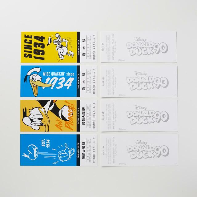 【90周年記念グッズ第3弾】「ドナルドダック」スクリーンデビュー90周年／記念入場券｜14,900円（税込）