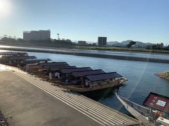 ずらりと並ぶ観覧船