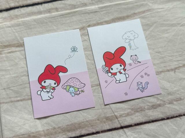 絵柄はAとBの2種類。Aが2枚、Bが3枚の合計5枚入り