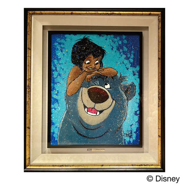 【原画】Disney Fine Art 作品名：Mowgli and Baloo Studio♯1作家：Stephen Fishwick 6,468,000円