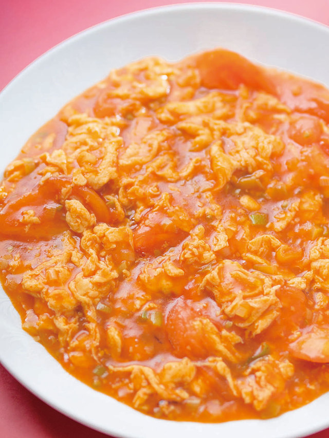 燕慶園（浜町）　卵のチリソース煮1000円