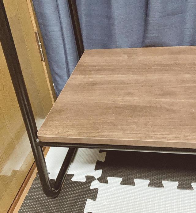 【アイリスオーヤマ『スタイルハンガー2WAYタイプ プレミアム ボード2枚付き PI-B2』】下の棚部分もしっかり固定されています