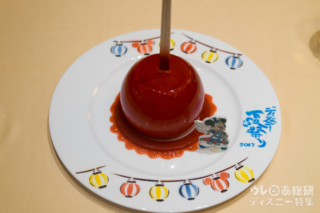 レモンタルトとキュービックソルベ｜“ディズニー夏祭り”エンパイアディナー 10,000円｜ディズニーアンバサダーホテル「エンパイア・グリル」