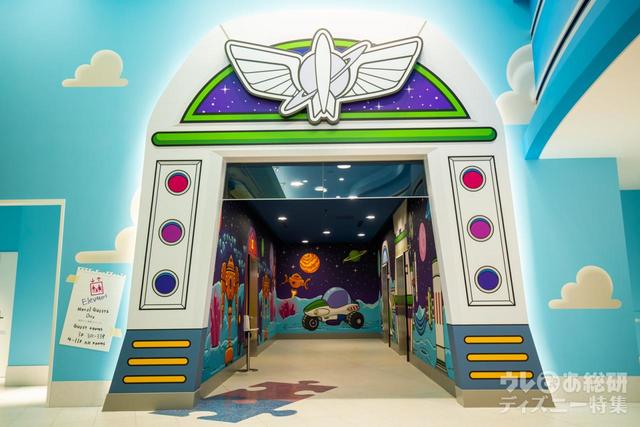 東京ディズニーリゾート・トイ・ストーリーホテル「エレベーターホール」
