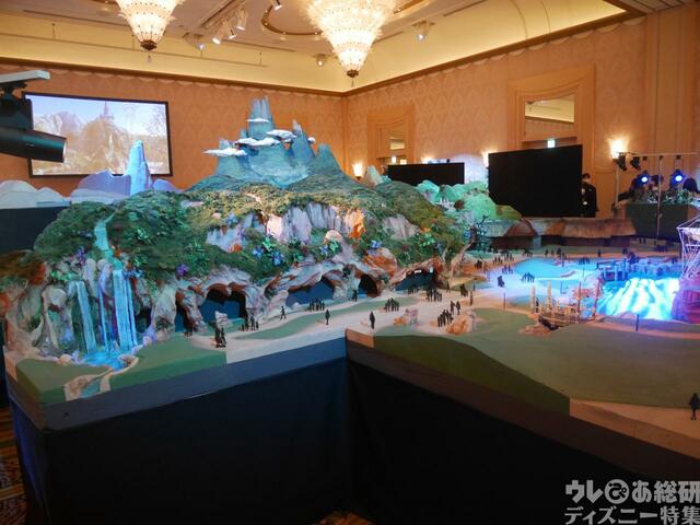 東京ディズニーシー新エリア「ファンタジースプリングス」模型展示