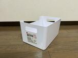 ダイソー【ORGANIZATION BOX 整理ボックス】食品のストックと紙袋を入れるために使用
