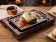 「チーズハンバーグ」 <価格:3,800円(税込)>【【3,800円】衝撃のお得価格で2026年の肉納め!大人気「リブステーキ」も「大トロビーフ」も全部食べ放題!事前予約でアルコール飲み放題が無料に!】