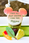 ディズニー七夕デイズ2015　アフタヌーンティーセット　デザートメドレー　抹茶のロールケーキ