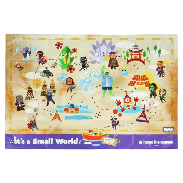 レジャーシート 1,000円｜東京ディズニーランド「イッツ・ア・スモールワールドwithグルート」グッズ｜販売店舗：東京ディズニーランド「キングダム・トレジャー」｜発売日：2025年12月26日（金）