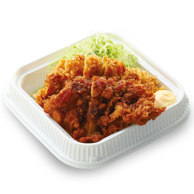 黒胡椒から揚げとチキンカツの合い盛り単品