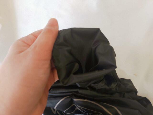 【コンパクトサイズに変更する方法】５：内ポケット部分を、ひっくり返す【MOOMIN（ムーミン）たっぷり入る ビッグエコバッグ「リトルミイver.」】