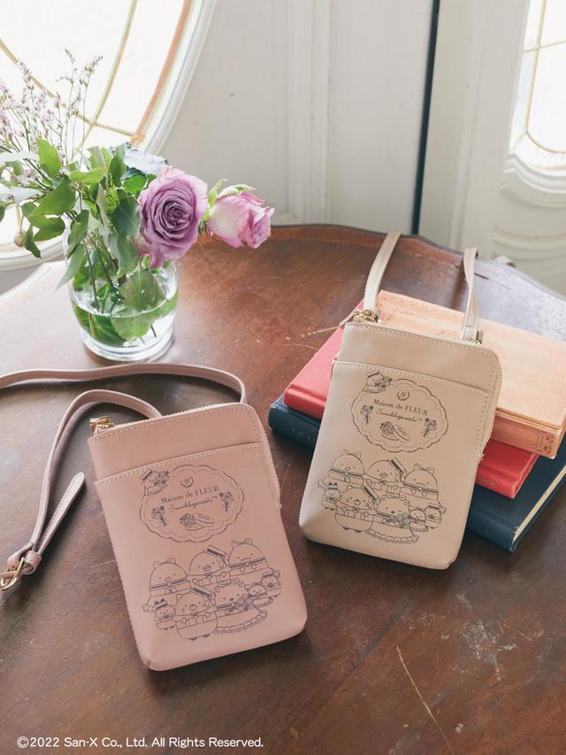 【Maison de FLEUR×すみっコぐらし】スマホポシェット