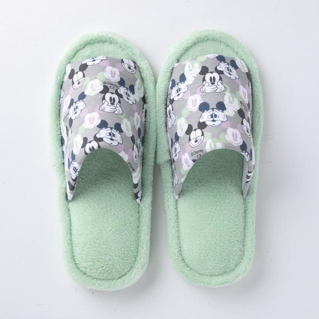 ディズニー外縫いスリッパ＜ミッキー＞