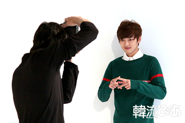 CROSS GENEシン＠『韓流ぴあ』取材中