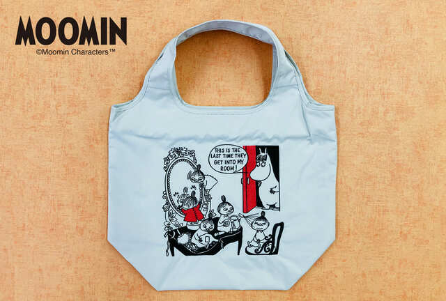 【ムーミン「刺繍バッグ」】価格：￥6,050、サイズ：約W45×H36×D20cm／いたずら好きのリトルミイをデザイン♪