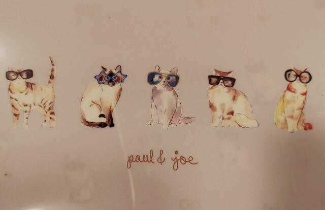 クリアファイルの裏面のイラスト