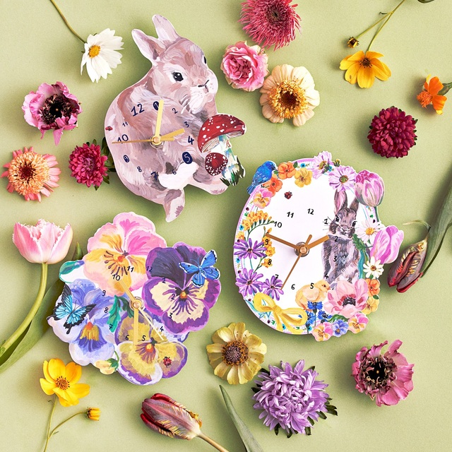 【Afternoon Tea】掛け時計 各¥4,950