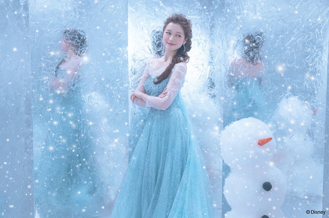 リトル・マーサ 名古屋店｜「ディズニー ウエディングドレスコレクション」着用フォトプラン｜撮影例／アナと雪の女王｜FROZEN ART COLLECTION BY SHOKO NAKAGAWASPECIAL PHOTO PLAN