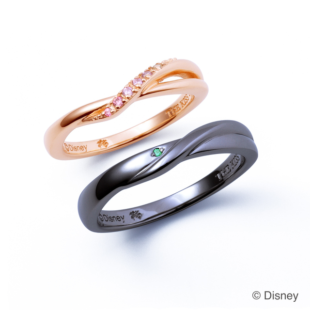 DI-SR6025CB/DI-SR6026CB《ラプンツェル》素材：シルバー925、キュービックジルコニア｜価格：レディース ¥12,000+税、メンズ ¥10,000+税