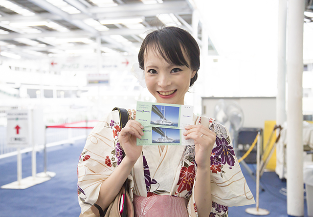 豪華クルージングで横浜の夜景を楽しめる「ゆかた祭り」