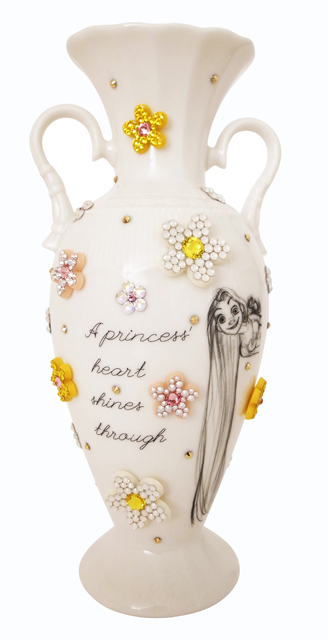 ラプンツェル花瓶（スワロフスキー）