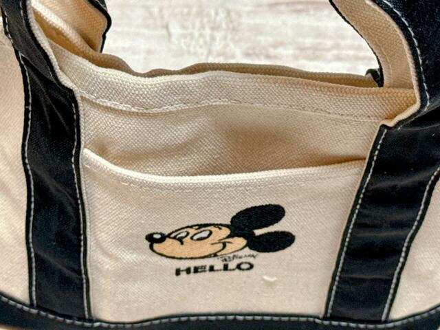 ミッキーの面はポケット付きなのもうれしいポイント！