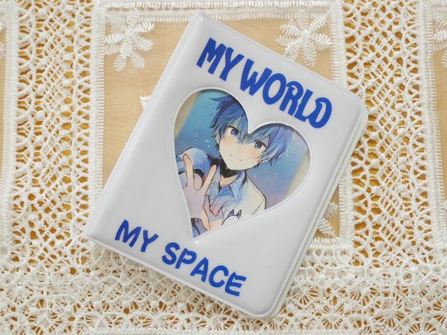 【サンキューマート】トレカケース:カードを入れるとこんな感じ♪