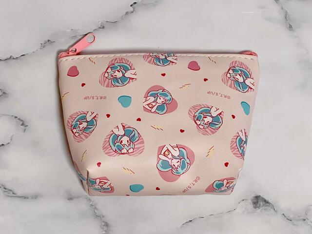 【100円ショップ×うる星やつら】うる星やつら 合皮舟形ポーチ/税込110円