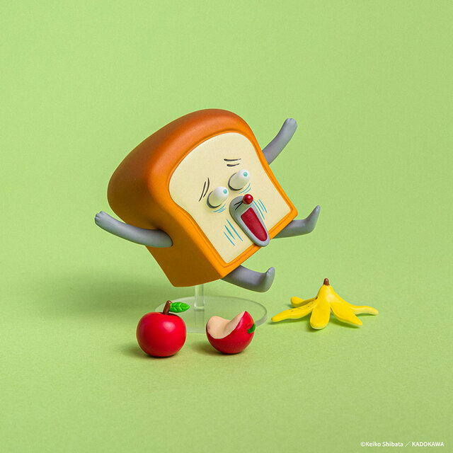 【パンどろぼう フィギュアコレクション 第6弾（ボックス版・全4種）】2.ずこー<バナナのかわ・りんご2つ>付