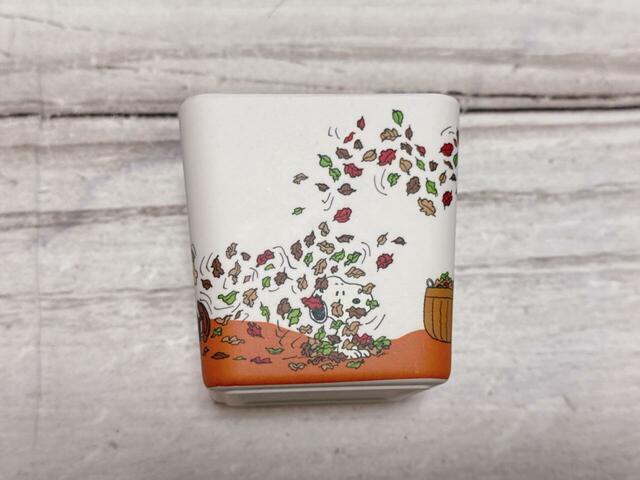 よく見るとスヌーピーがいるの、わかりますか？