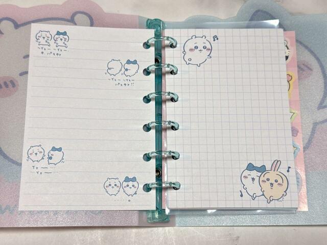 両面プリントなので見開きでも楽しめますよ♪