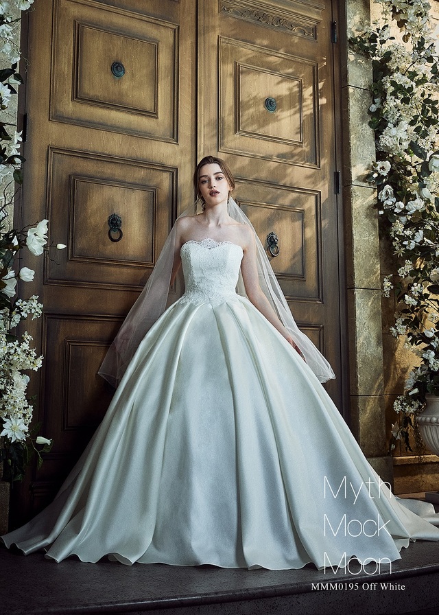 「Myth Mock Moon（ミスモックムーン）」新作ウェディングドレス MMM0195 offwhite