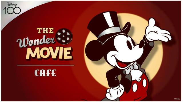 ディズニー100周年「The Wonder Movie CAFE」
