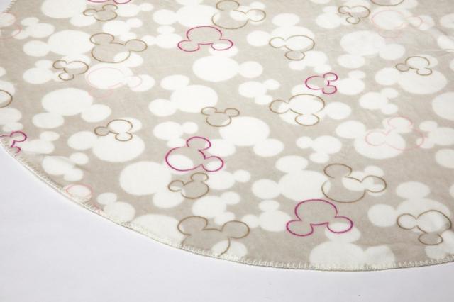 【2020秋冬】羽織れるラウンドケット ミッキーマウス/アイボリー