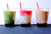 タピオカと沖縄産黒糖を使用したドリンクの新メニュー