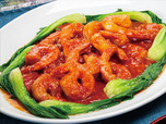 「海老のチリソース煮」＜期間：2026年5月8日〜7月12日＞【サーロインステーキ＆アジアンフードが食べ放題！「東京ベイ舞浜ホテル ファーストリゾート」で週末限定ディナービュッフェ開催！】