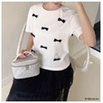 miffy パールリボンTシャツ　¥5,390