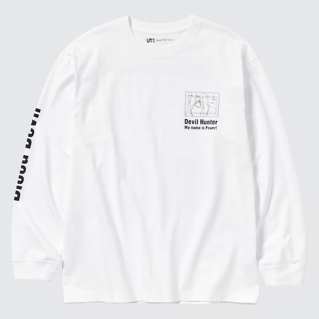 グラフィックTシャツ（長袖）｜2,990円｜ユニクロUT「チェンソーマン × 河村康輔」コレクション